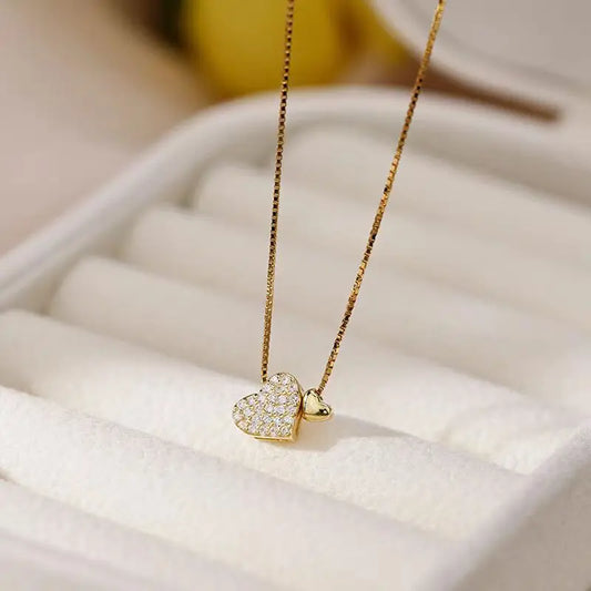Double Heart Necklace