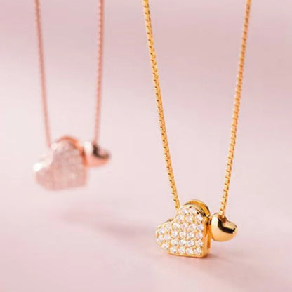 Double Heart Necklace