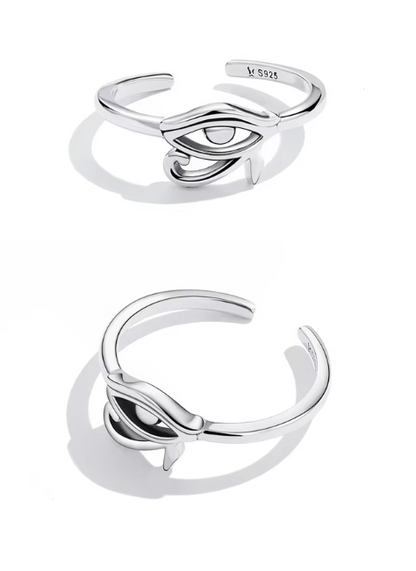 Sterling Silver Evil Eye Ring