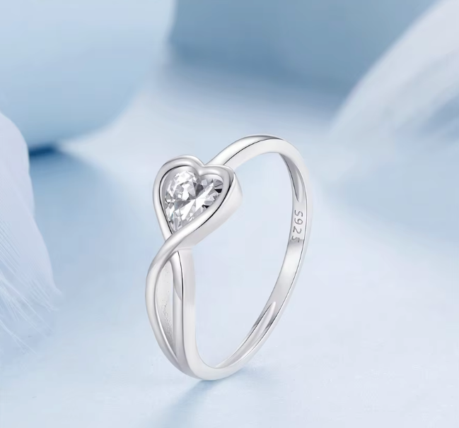 Silver Infinite Love Ring