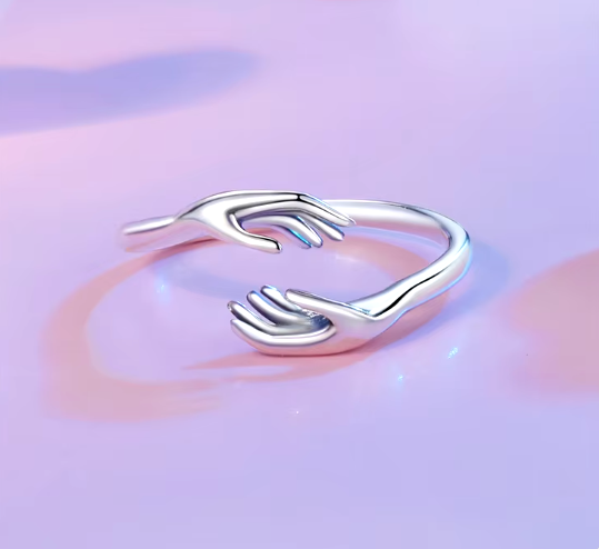 Silver Guardian Hand Ring