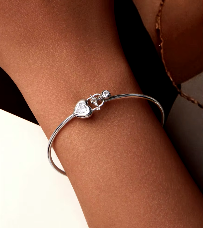 Heart Shaped Lock Bracelet