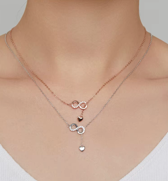 Sterling Silver Infinite Love Necklace