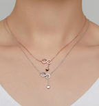Sterling Silver Infinite Love Necklace