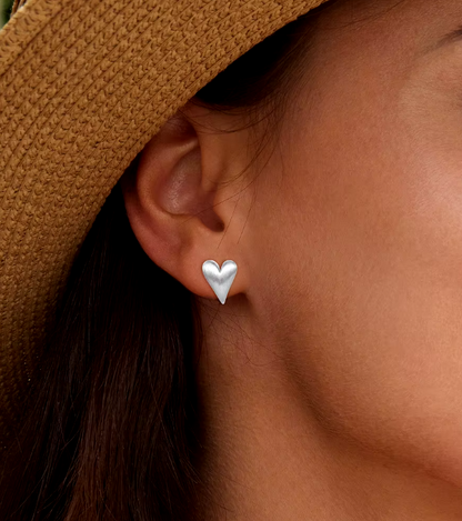 Sterling Silver Heart Earrings