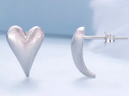 Sterling Silver Heart Earrings