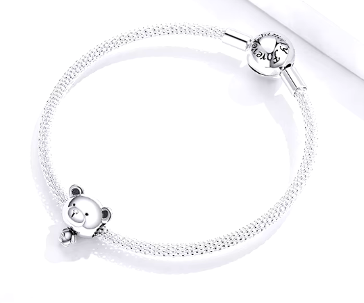 Sterling Silver Bear Charm