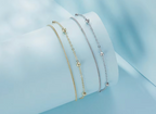 Double Layer Beaded Chain Bracelet