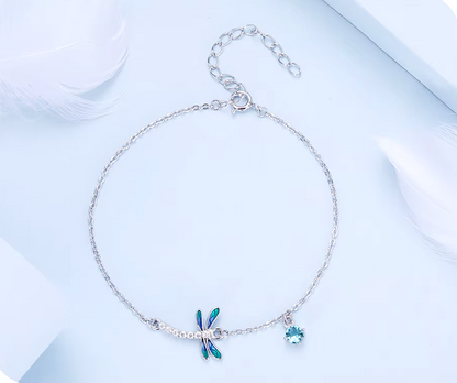 Enamel Dragonfly Bracelet