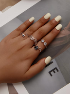Silver Dog Paw Ring