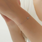 Crystal Initial Letter Bracelet