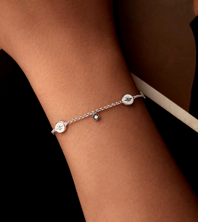 Sterling Silver Star Charm Bracelet