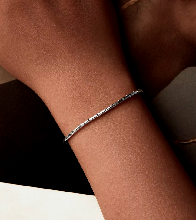 Silver Slim Chain Bracelet