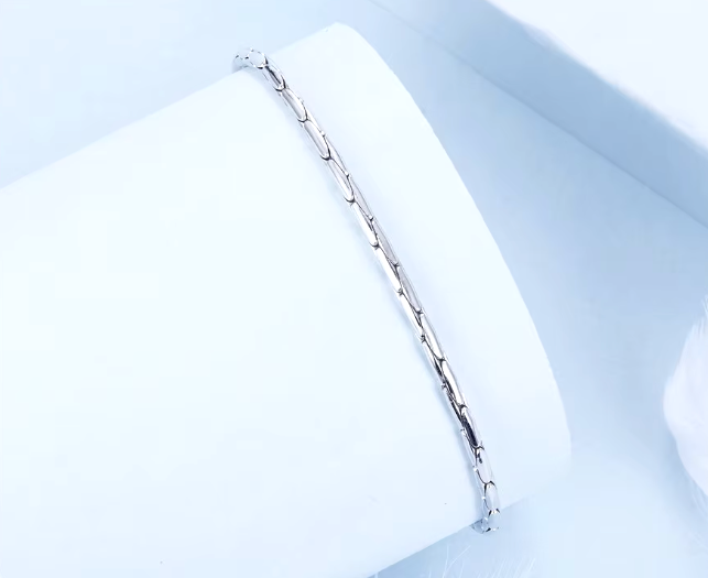 Silver Slim Chain Bracelet