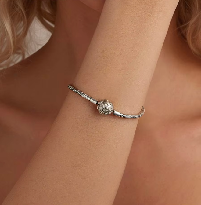 Sterling Silver Ball Bracelet