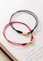 Elephant Charm Thread Bracelet