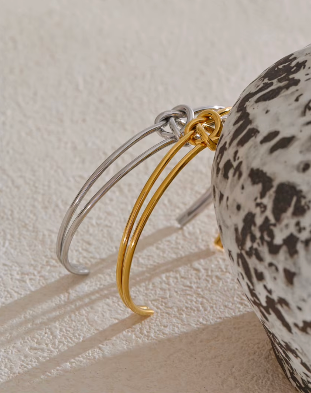 Double Knot Cuff Bracelet