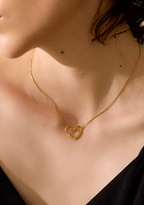Minimal Heart Necklace