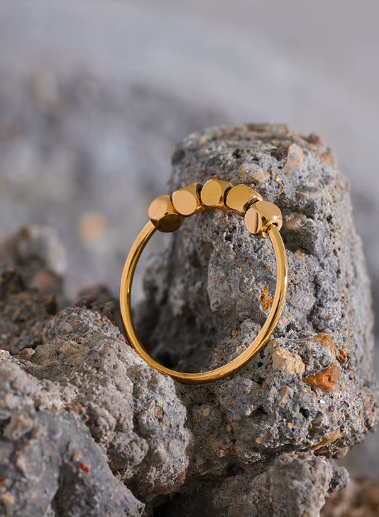 Square Beads Ring