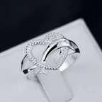 Dolphin Heart Ring