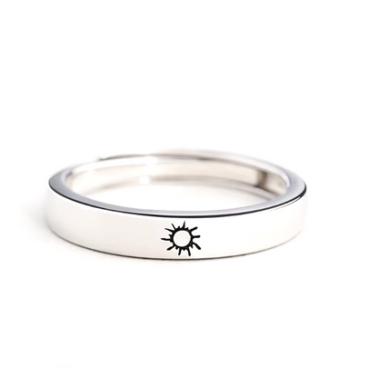 Sun & Moon Couple Rings