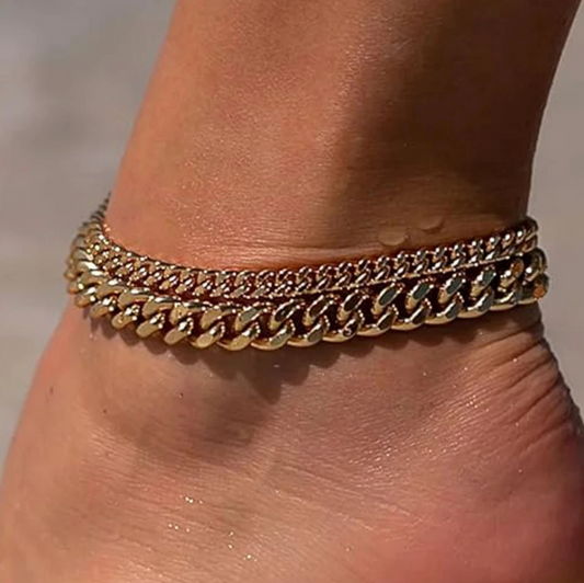 Cuban Chain Ankle Bracelet
