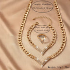 3 PCS V Jewelry Set