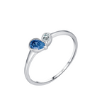 Teardrop Heart Gem Ring