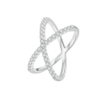 Criss Cross Promise Ring