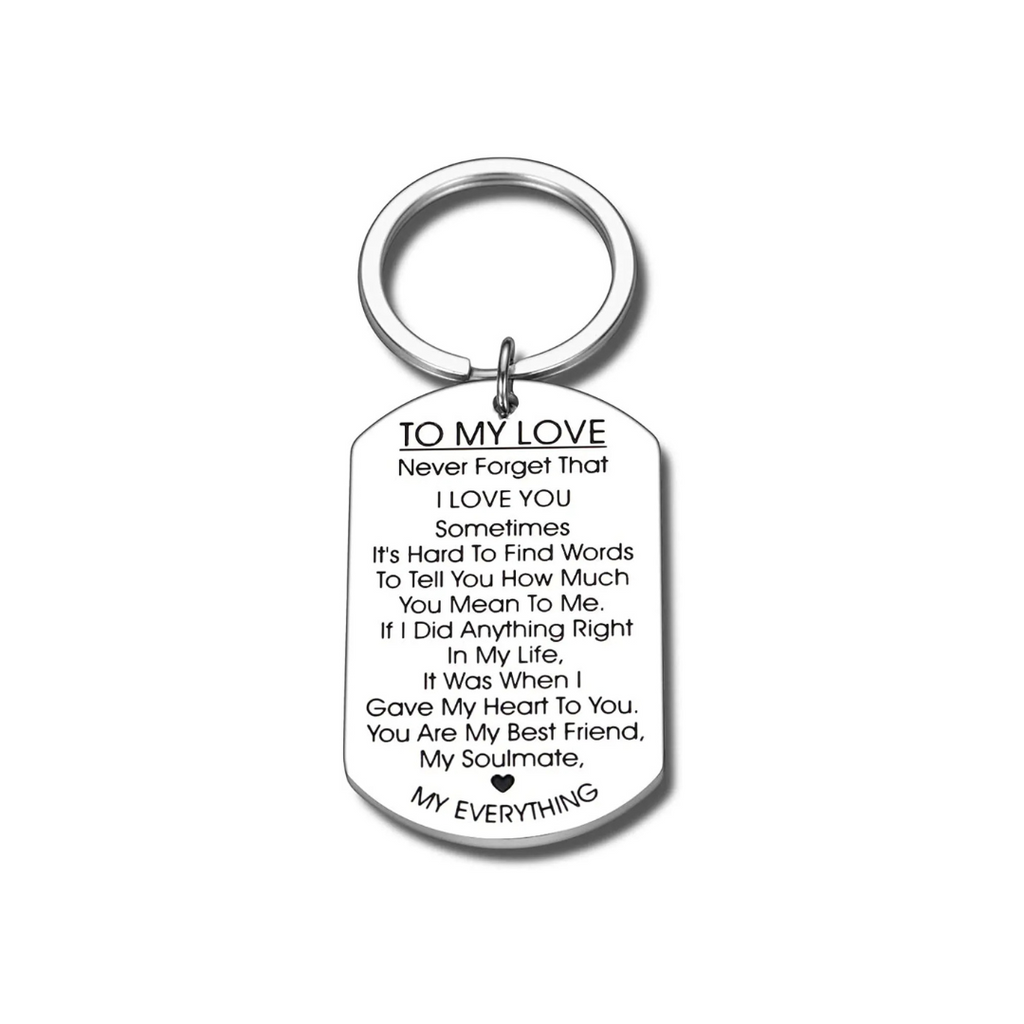"To My Love" Keychain