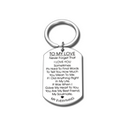 "To My Love" Keychain