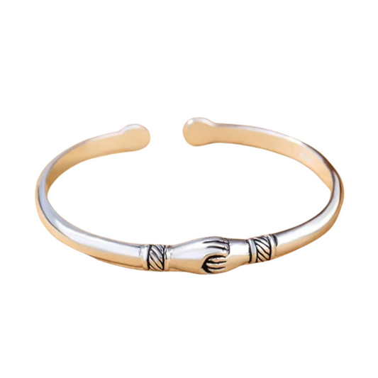 Sterling Silver Friendship Bangle