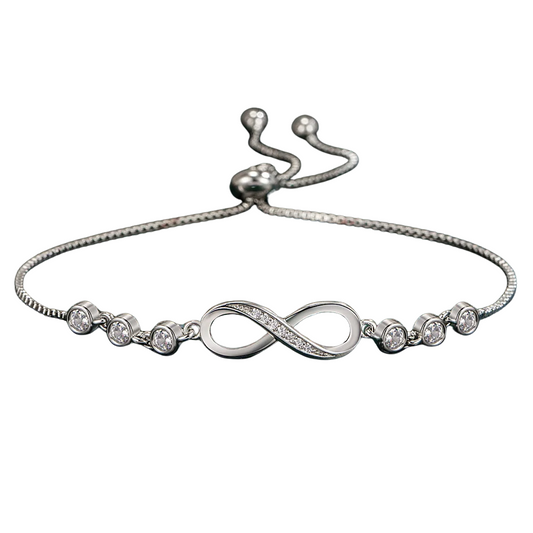 Sterling Silver Infinity Bracelet