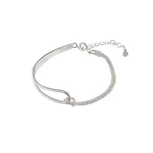 Sterling Silver Knot Bracelet