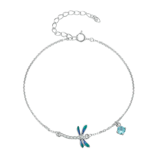 Enamel Dragonfly Bracelet