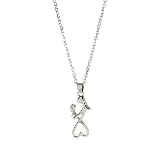 Mother-Daughter Hug Necklace