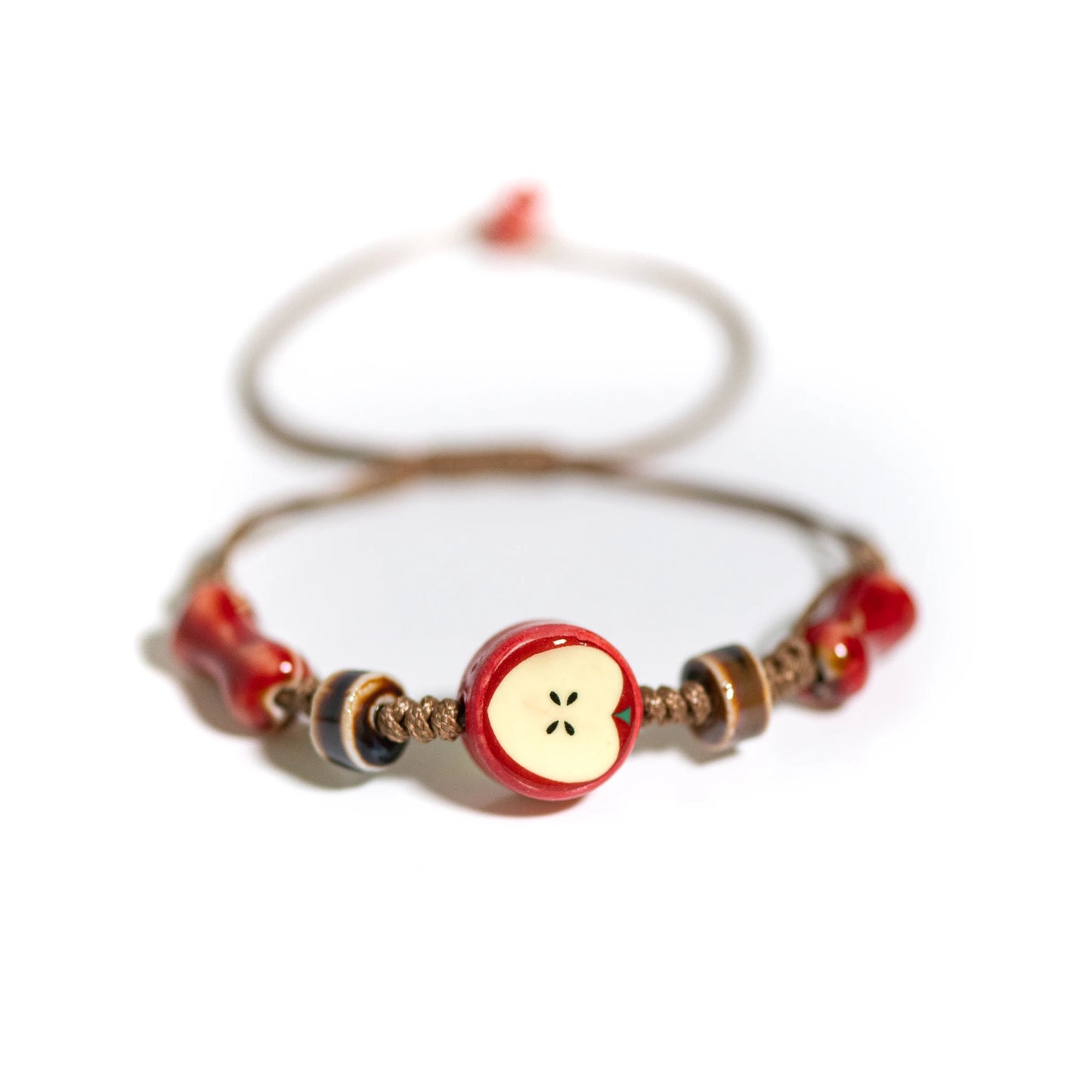 Woven Apple Ceramic Bracelet