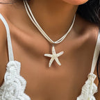 Rope Starfish Necklace