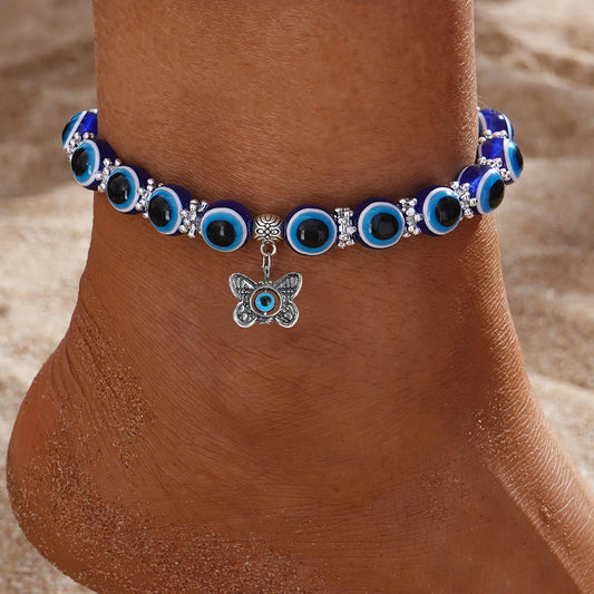 Evil Eye Ankle Bracelet