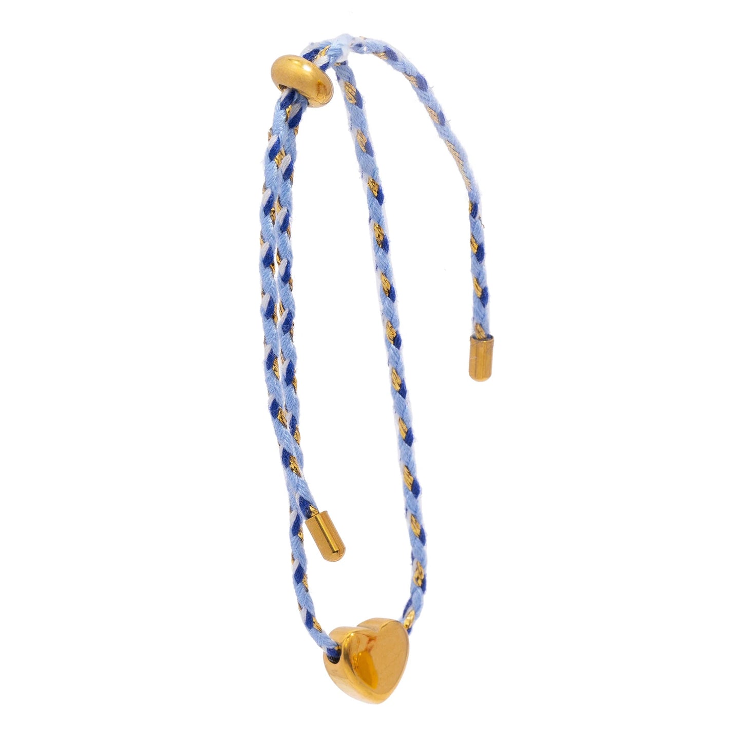 Colorful Rope Heart Bracelet
