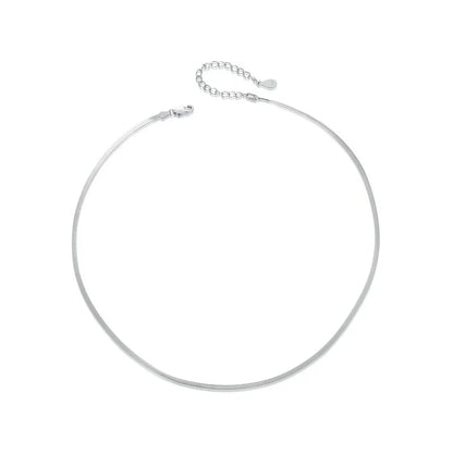 Silver Dainty Choker Necklace