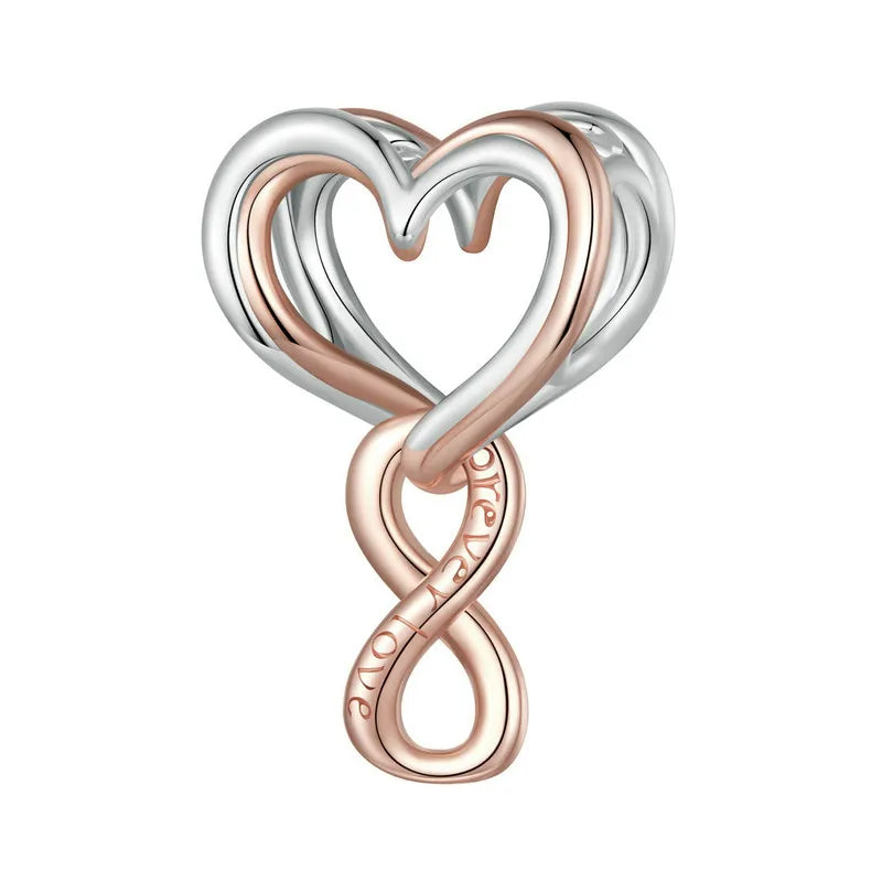 Two-Toned Infinite Love Charm