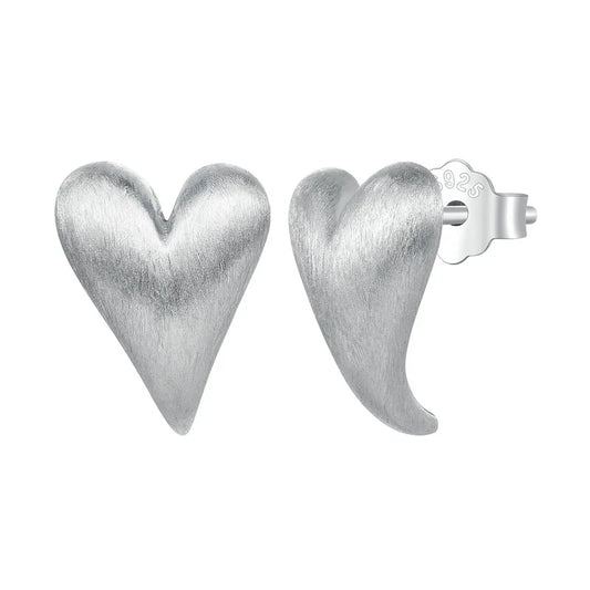 Sterling Silver Heart Earrings