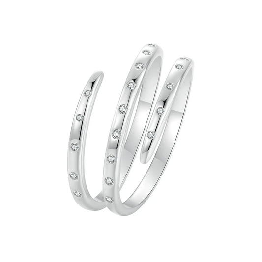 Silver Triple Wrapped Ring