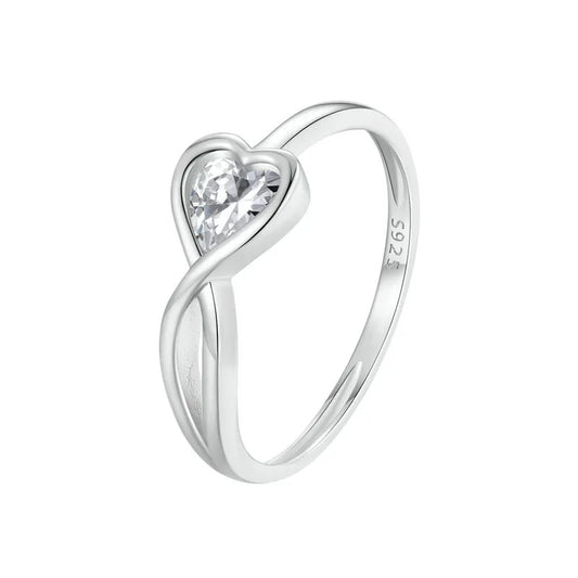 Silver Infinite Love Ring