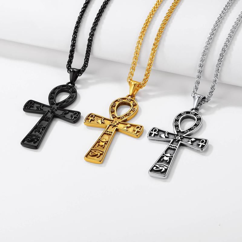 Ankh Charm Necklace