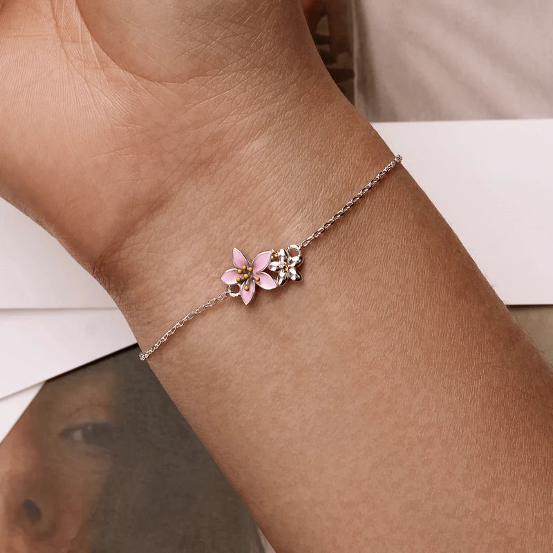 Delicate Floral Blossom Bracelet