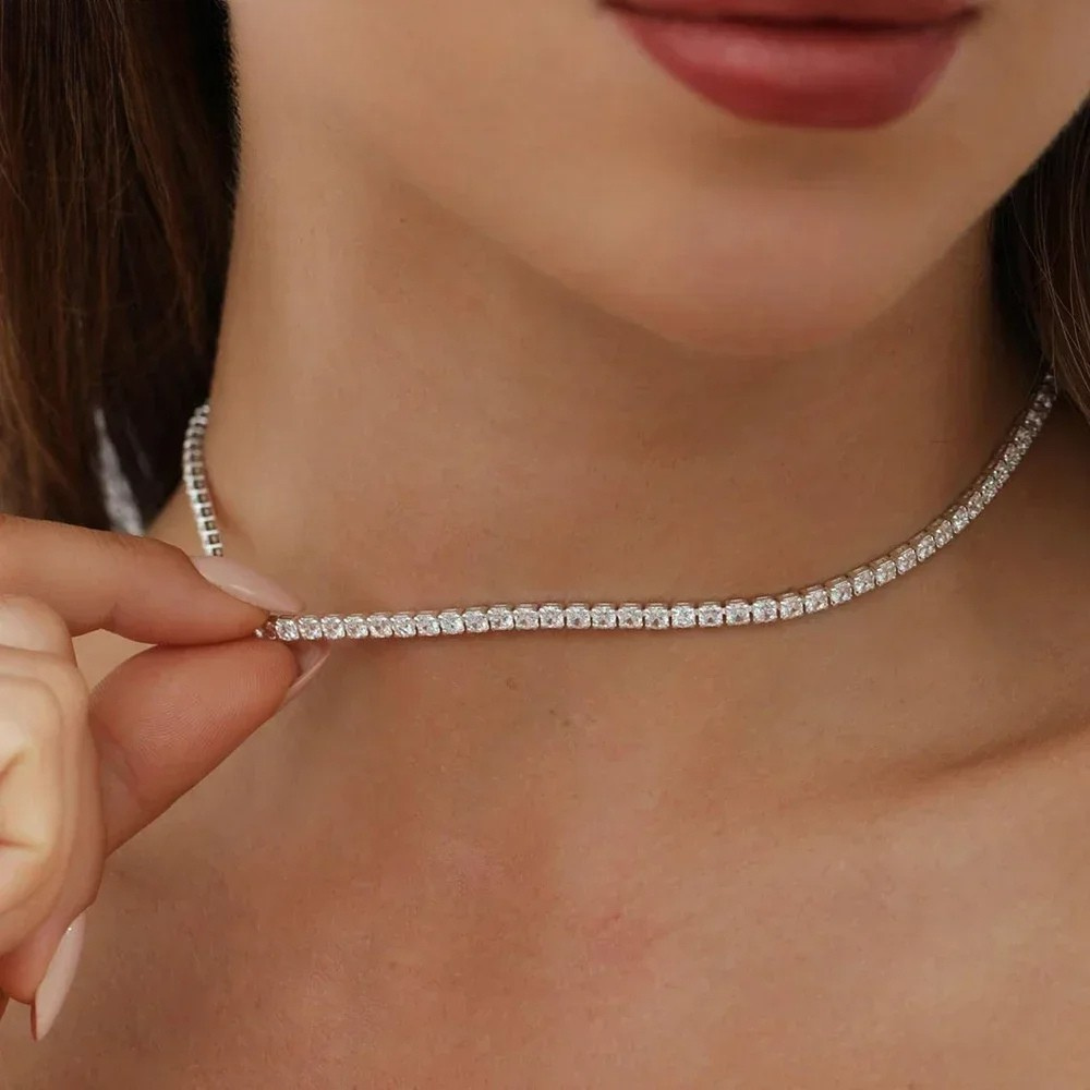 Choker Tennis Necklace
