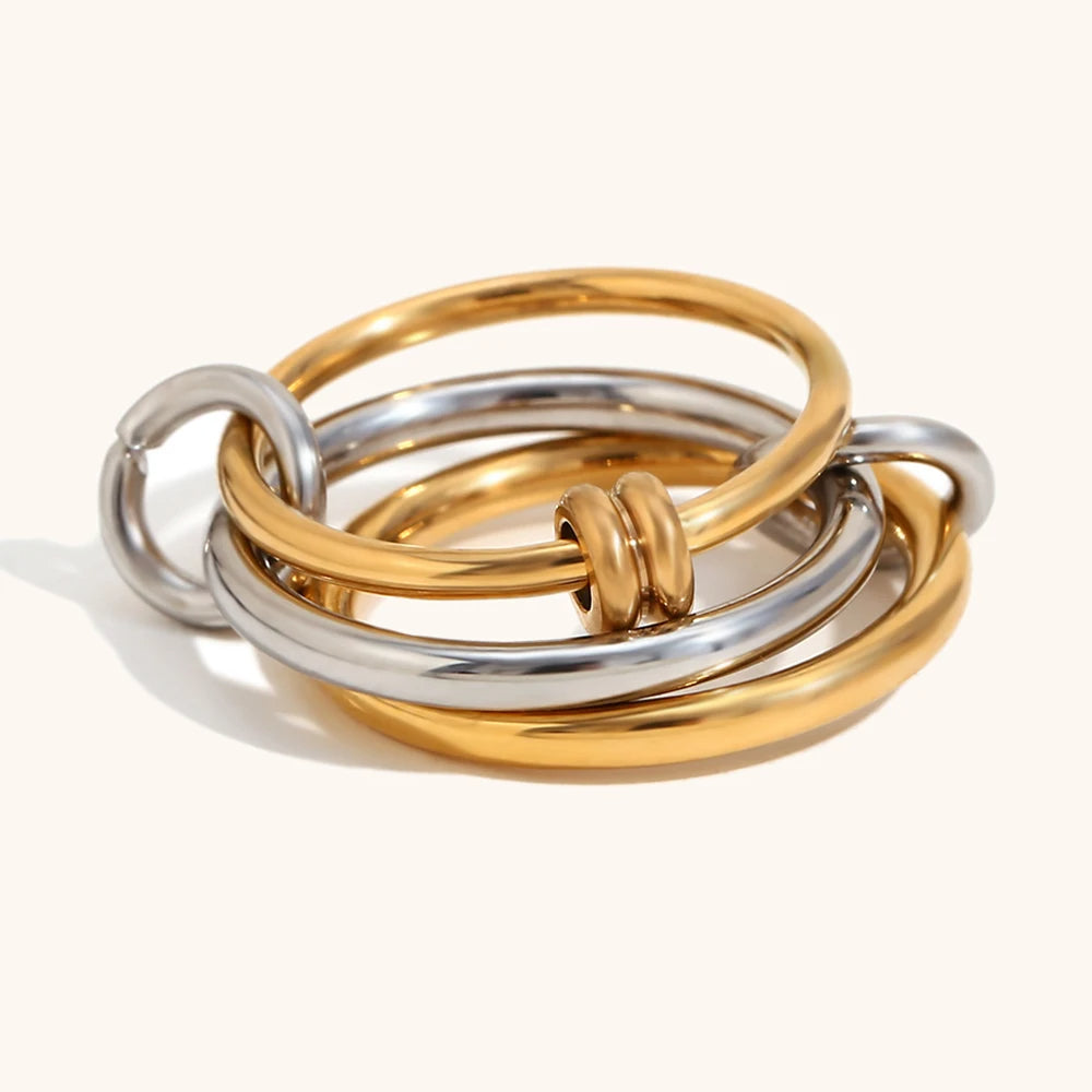 Dual Tone Women's Ring
