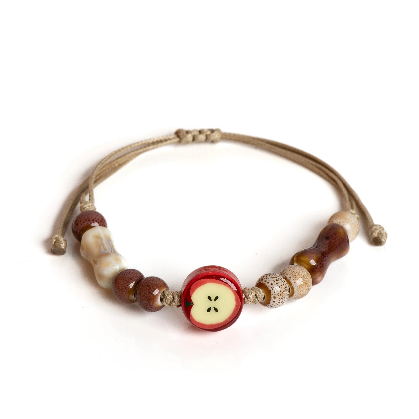 Woven Apple Ceramic Bracelet